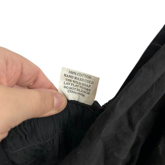 Boho Festival Embroidered Sundress Torrid Black Cotton‎ Summer Dress Size 22 - Picture 8 of 8